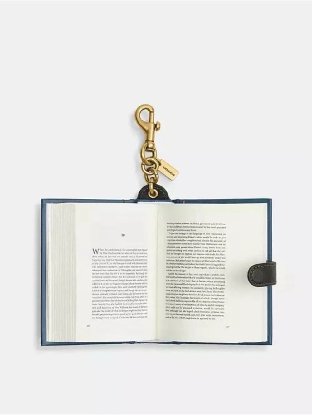 COACH Sense and Sensibility by Jane Austen Book Bag Charm - CFK42 - Picture 9 of 10